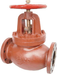 IMPA手冊 編號750234船用鑄鐵10kgf/C㎡球型及角型閥(圖1)