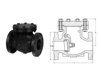 IMPA手冊(cè) 編號(hào)757332旋轉(zhuǎn)鑄鋼法蘭盤(pán)接頭復(fù)合閥(圖1)