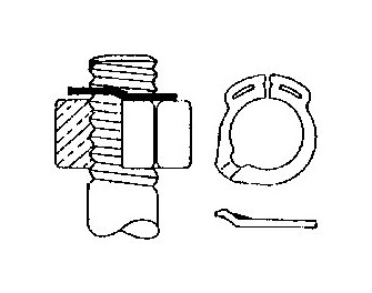 IMPA手冊(cè) 編號(hào)695401特殊止動(dòng)墊圈(圖1)