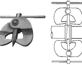 IMPA手冊(cè) 編號(hào)615184法蘭頂出夾具(圖1) IMPA手冊(cè) 編號(hào)615184法蘭頂出夾具(圖1)