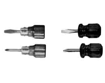 IMPA手冊(cè) 編號(hào)612326短柄螺絲刀（木柄/塑料柄）(圖1)