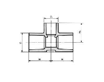 IMPA手冊 編號733052供水管路P.V.C T型接頭(圖1) IMPA手冊 編號733052供水管路P.V.C T型接頭(圖1)