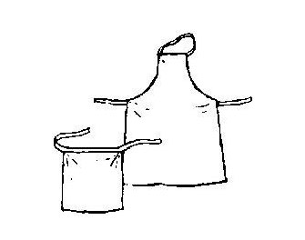 IMPA手冊 編號150464廚師圍裙(圖1) IMPA手冊 編號150464廚師圍裙(圖1)