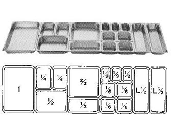 IMPA手冊 編號170856不銹鋼自助餐盤(圖1)