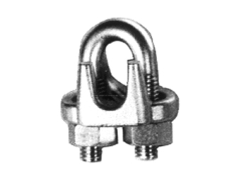 IMPA手冊 編號233657不銹鋼標準鋼絲夾(圖1)