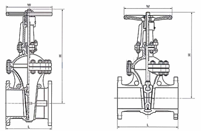 Z41H,Z45X德標閘閥(圖1)