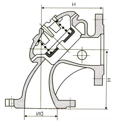 100A角型定水位閥(圖1) 100A角型定水位閥(圖1)