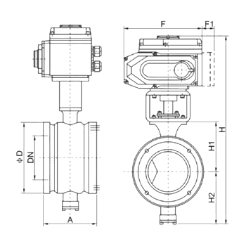 電動(dòng)V型球閥(圖5)