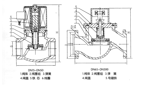 ZCM防爆煤氣電磁閥外形結構圖 ZCM防爆煤氣電磁閥(圖2)