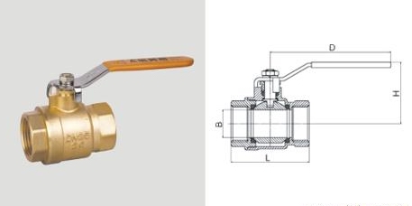 內螺紋銅球閥(圖1)