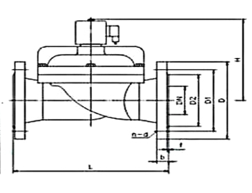 ZCX消防專用電磁閥外形結構圖 ZCX消防專用電磁閥(圖1)