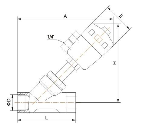 JF2000全不銹鋼氣動角座閥(圖5)