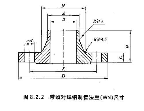 化工部法蘭結構圖 化工部法蘭(圖1)