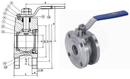 Q71F對夾式球閥(圖1)