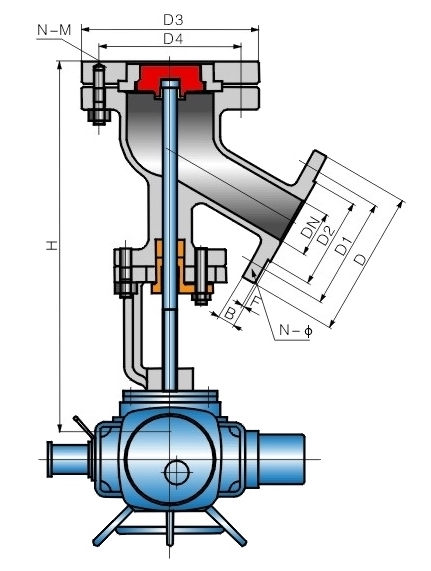 HG5-89不銹鋼電動放料閥(圖1) HG5-89不銹鋼電動放料閥(圖1)