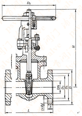 鉻鉬鋼閘閥(圖3) 鉻鉬鋼閘閥(圖3)