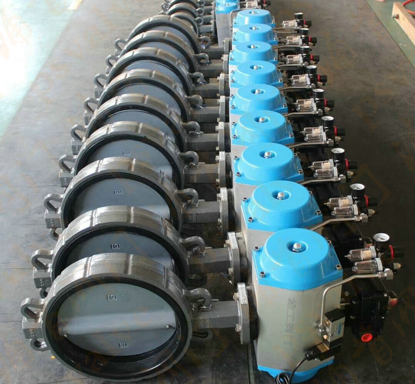 氣動軟密封蝶閥(圖1) 氣動軟密封蝶閥(圖1)