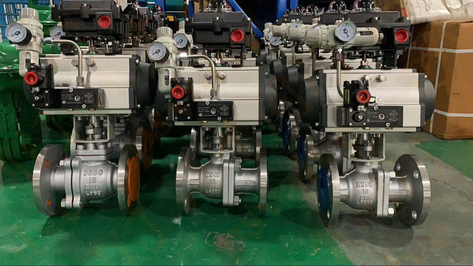 氣動法蘭球閥(圖2)