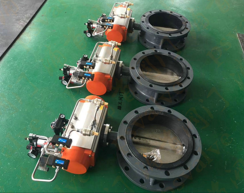 氣動對夾式蝶閥(圖2) 氣動對夾式蝶閥(圖2)