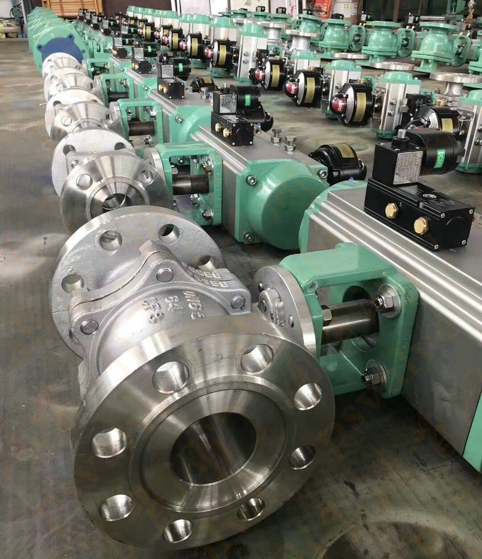 氣動調節球閥(圖1)