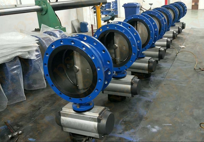 氣動法蘭式蝶閥(圖1) 氣動法蘭式蝶閥(圖1)