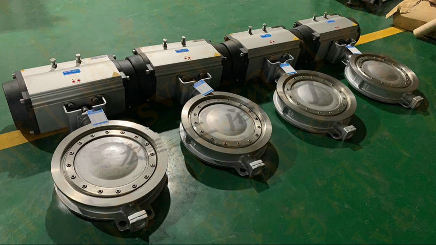 氣動調節蝶閥(圖1) 氣動調節蝶閥(圖1)