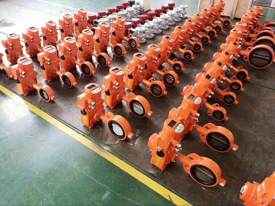 電動對夾式軟密封蝶閥(圖1)