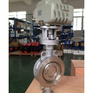 D973H電動高溫調節蝶閥