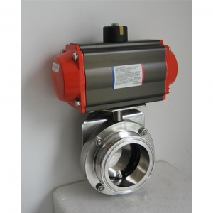 D681X衛生級快裝氣動蝶閥