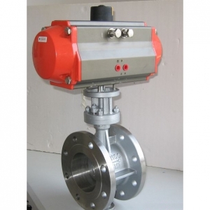 D641X不銹鋼氣動法蘭蝶閥