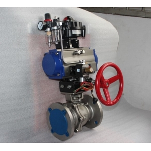 氣動切斷球閥,氣動O型切斷球閥