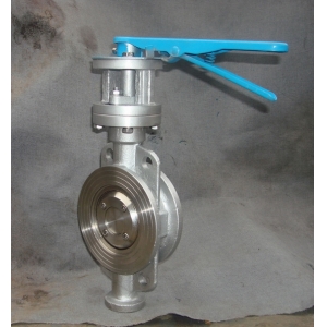 D73H手動(dòng)對夾式硬密封蝶閥