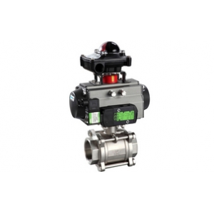 三片式氣動球閥