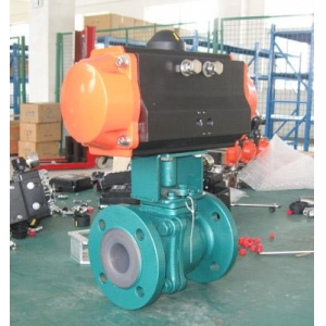 Q641F46氣動(dòng)襯氟球閥